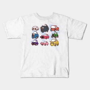 Cute Cars Kids T-Shirt